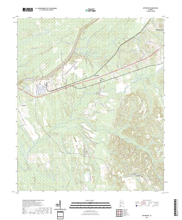 USGS Topographic Map – Jefferson