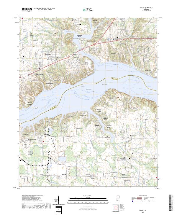 USGS Topographic Map – Killen