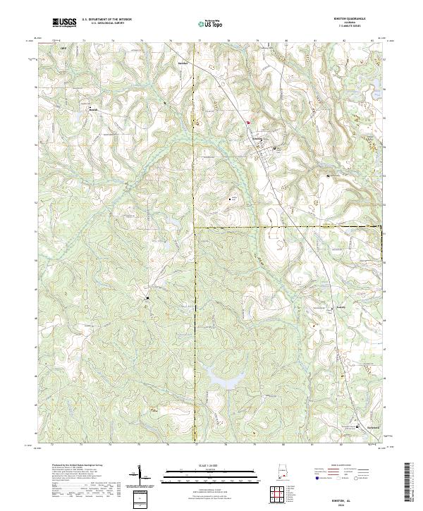 USGS Topographic Map – Kinston