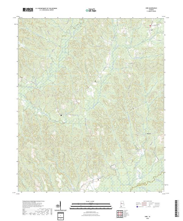 USGS Topographic Map – Kirk