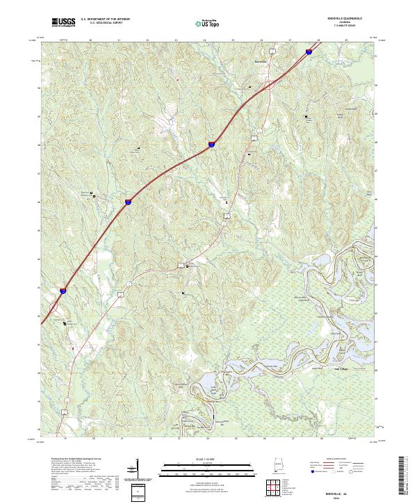 USGS Topographic Map – Knoxville