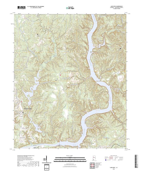 USGS Topographic Map – Lake Nicol