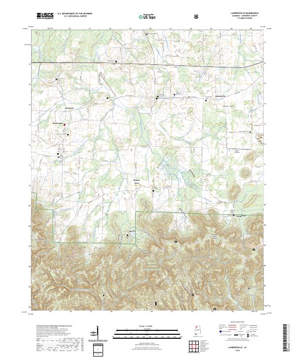 USGS Topographic Map – Landersville