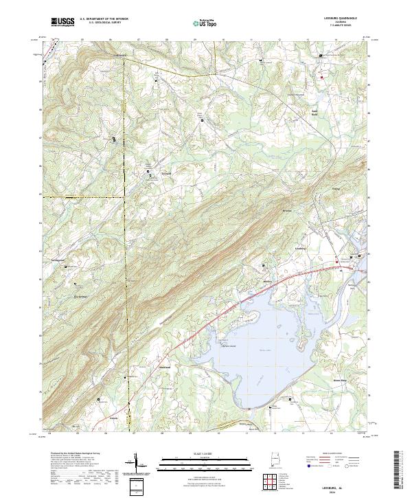 USGS Topographic Map – Leesburg