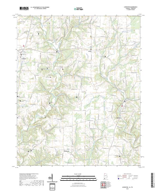 2024 Map of Lexington, 2024 Print