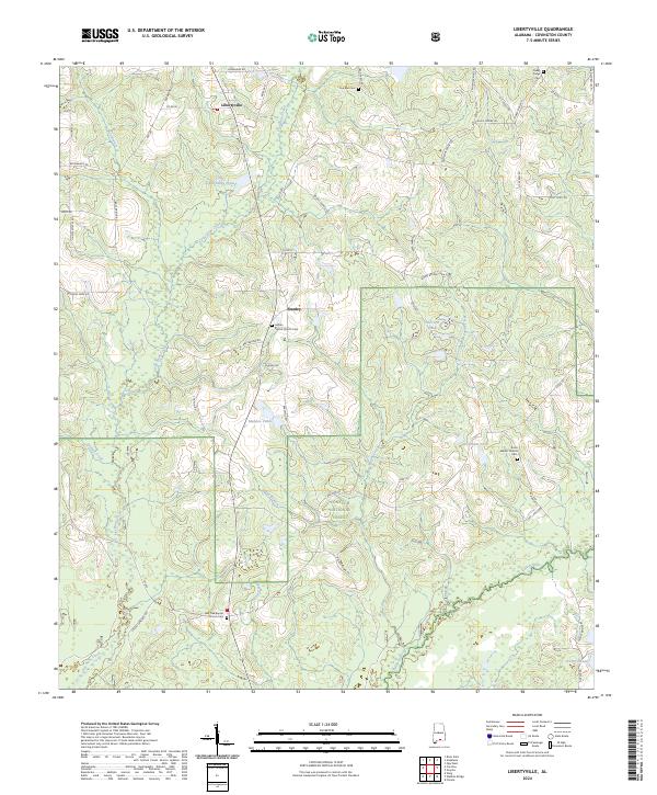 USGS Topographic Map – Libertyville