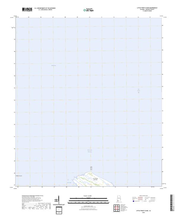 USGS Topographic Map – Little Point Clear