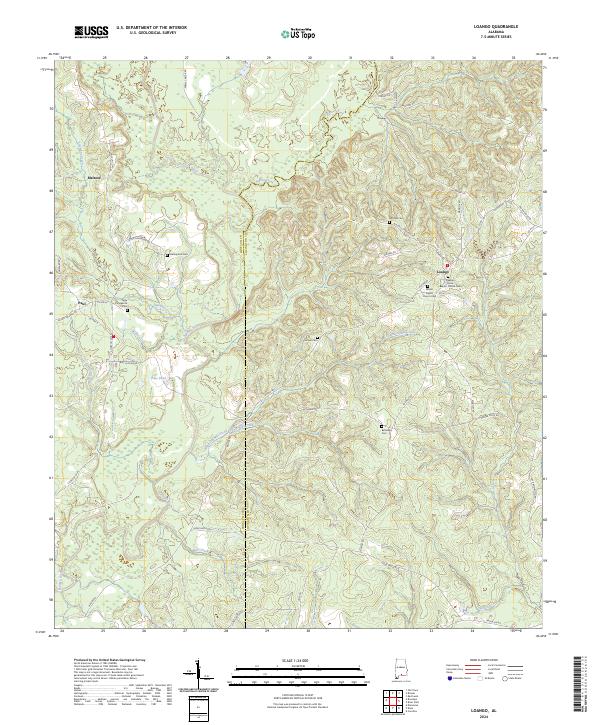 USGS Topographic Map – Loango