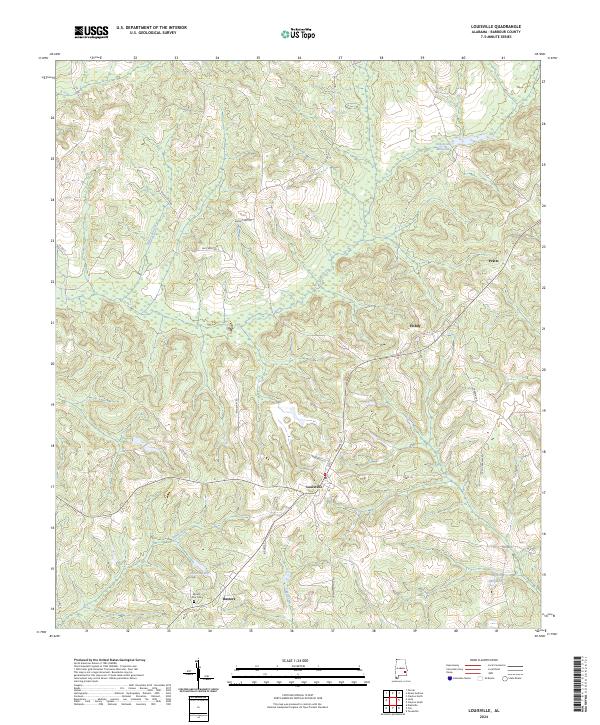 USGS Topographic Map – Louisville