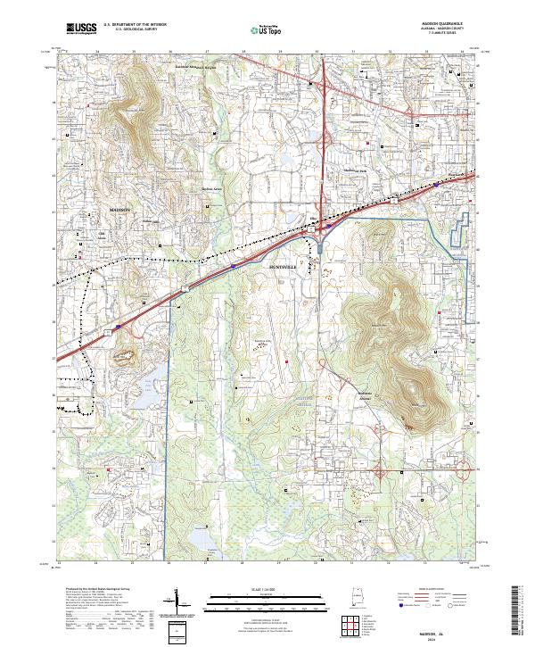 USGS Topographic Map – Madison