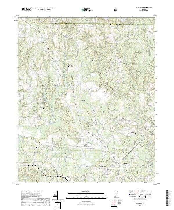 USGS Topographic Map – Manchester