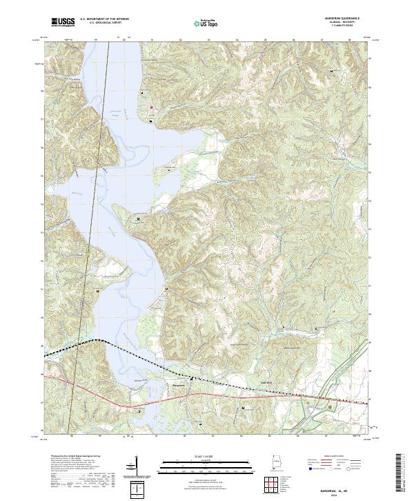 USGS Topographic Map – Margerum