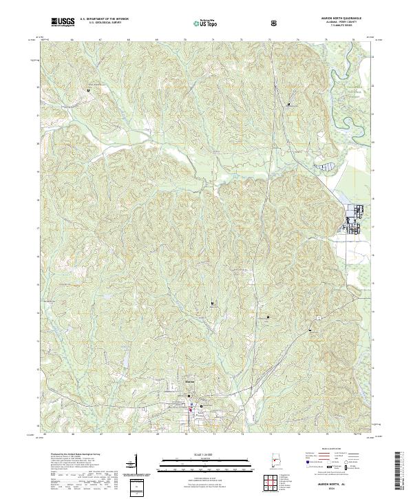 USGS Topographic Map – Marion North