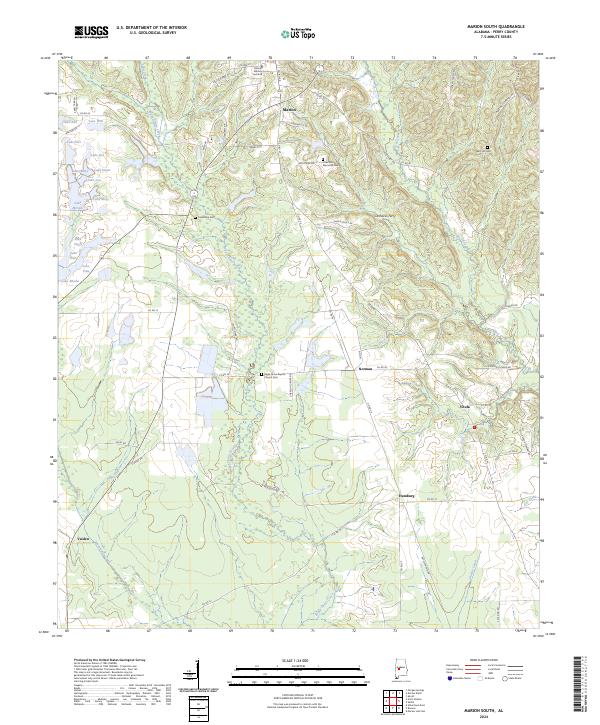 USGS Topographic Map – Marion South