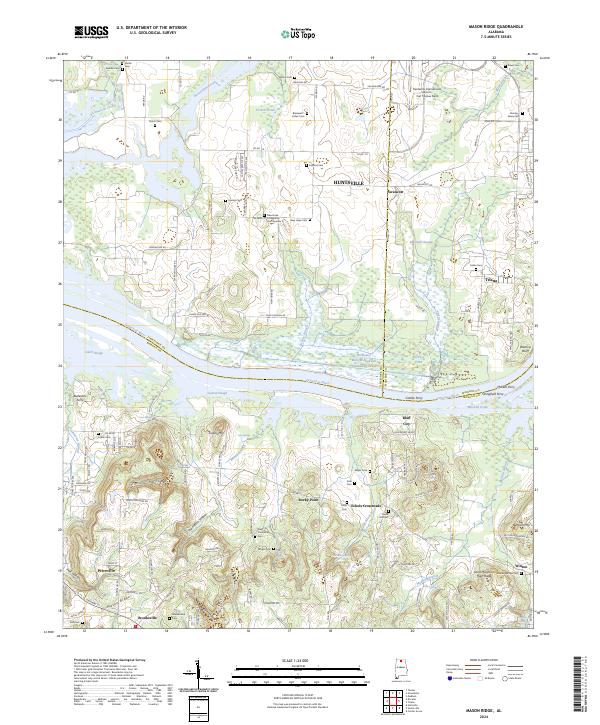 USGS Topographic Map – Mason Ridge