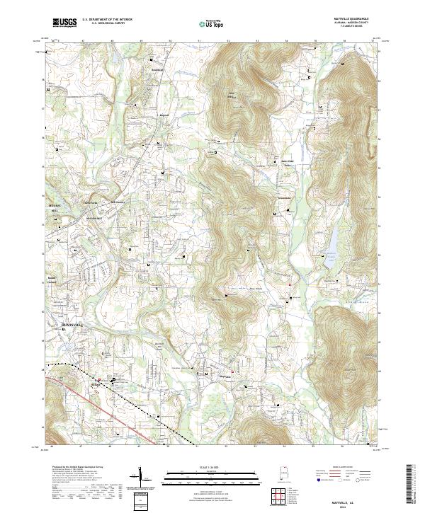 USGS Topographic Map – Maysville