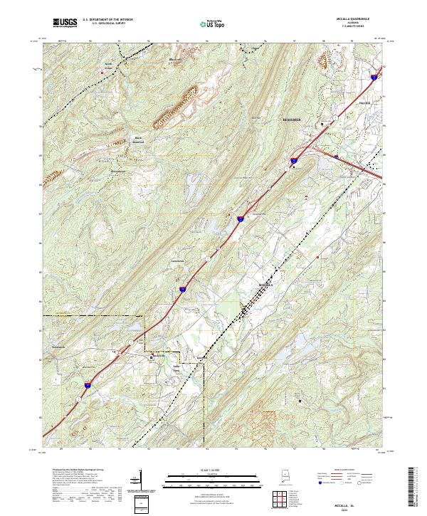 USGS Topographic Map – McCalla