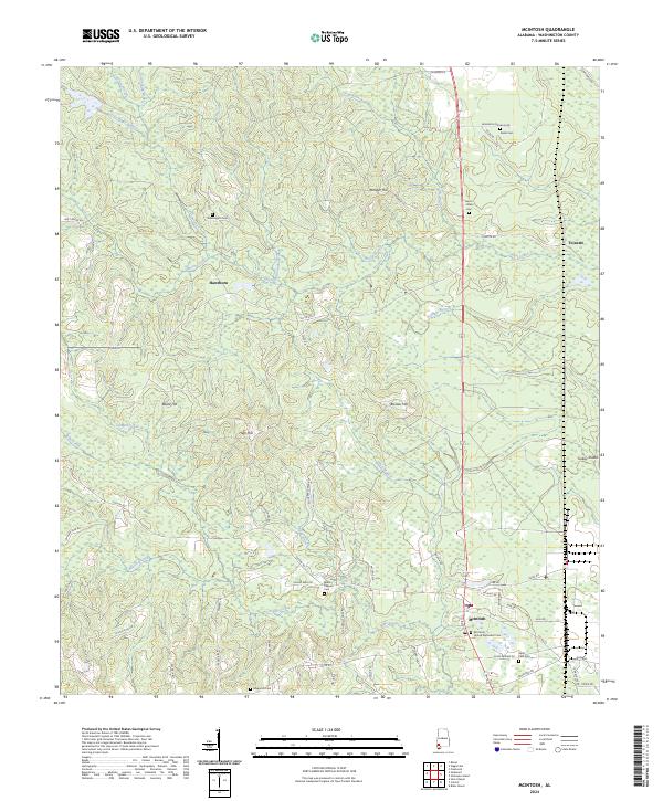 USGS Topographic Map – McIntosh