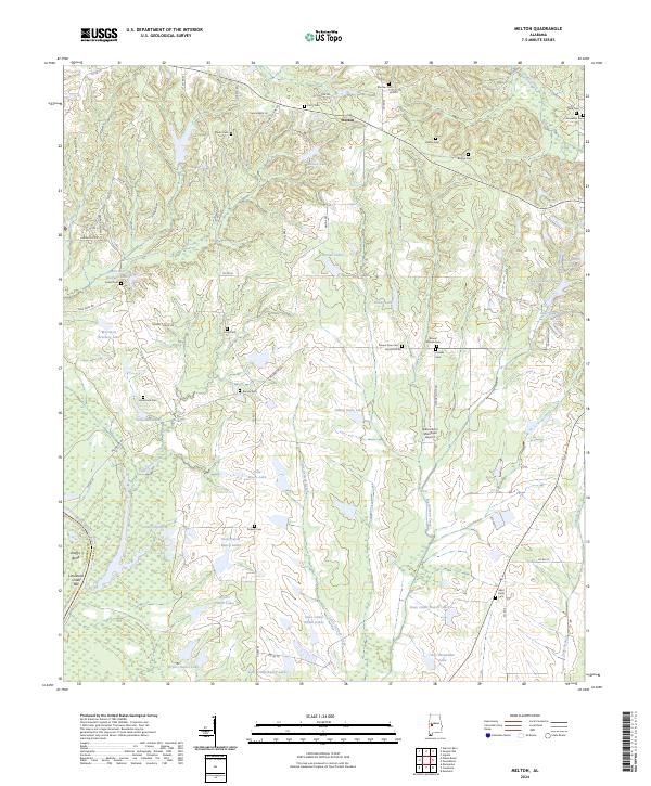 USGS Topographic Map – Melton
