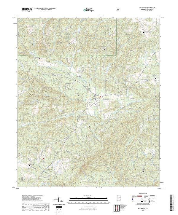 USGS Topographic Map – Millerville