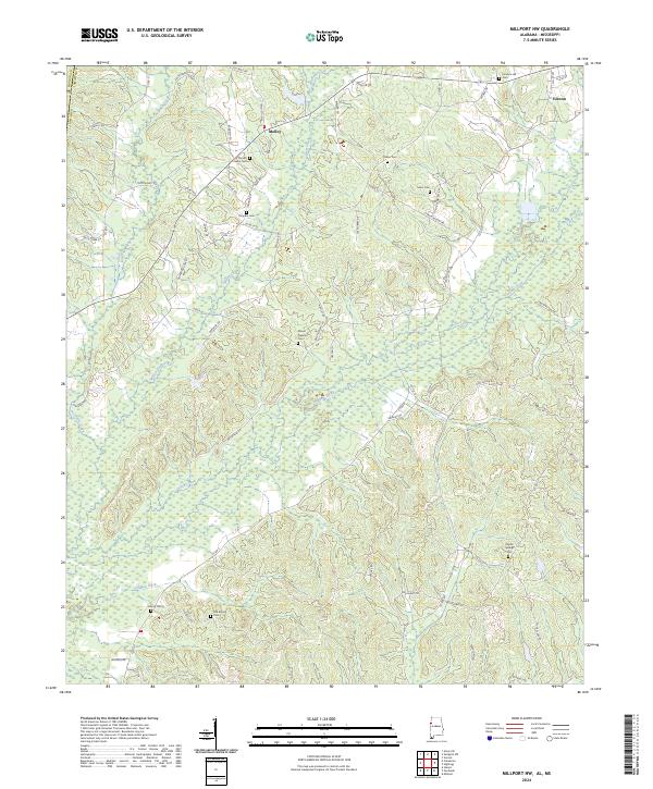 USGS Topographic Map – Millport NW