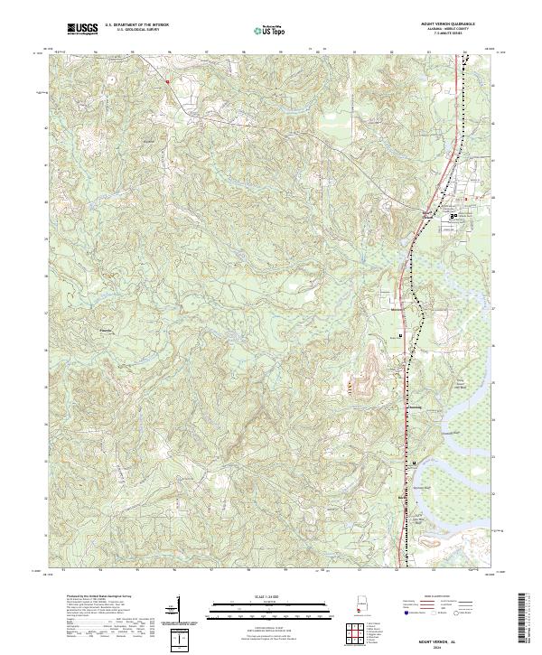 USGS Topographic Map – Mount Vernon