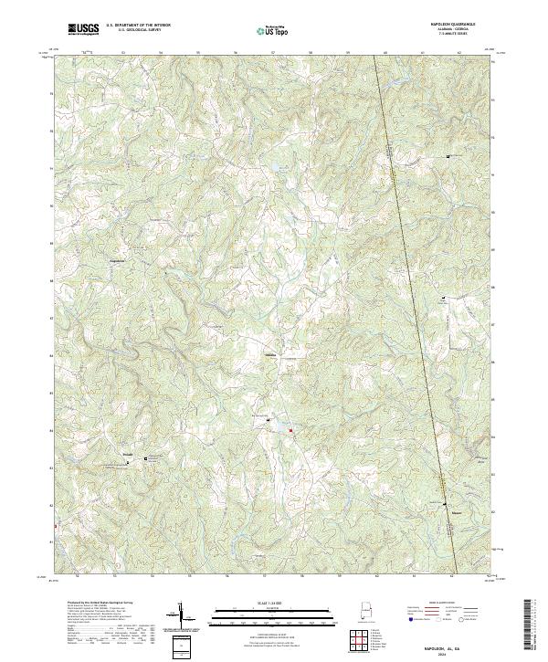 USGS Topographic Map – Napoleon