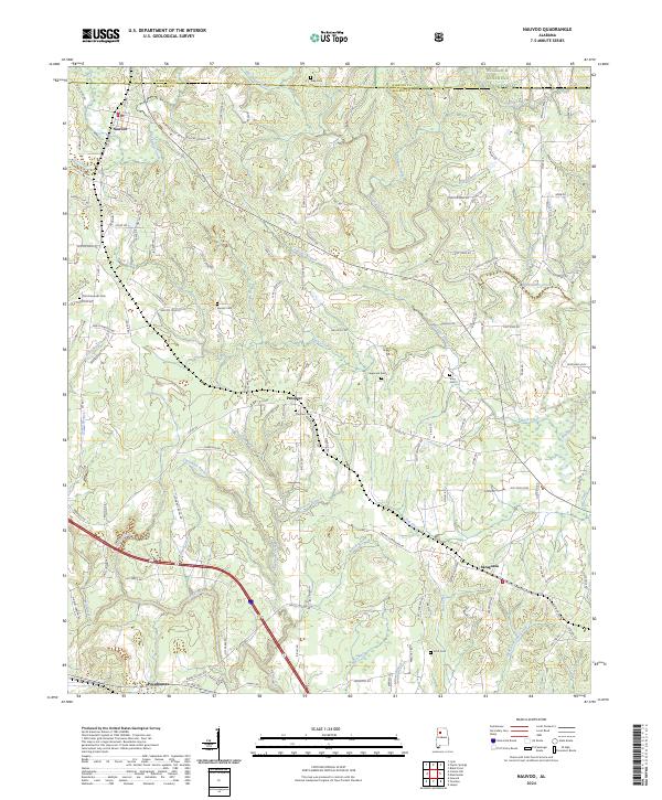 USGS Topographic Map – Nauvoo