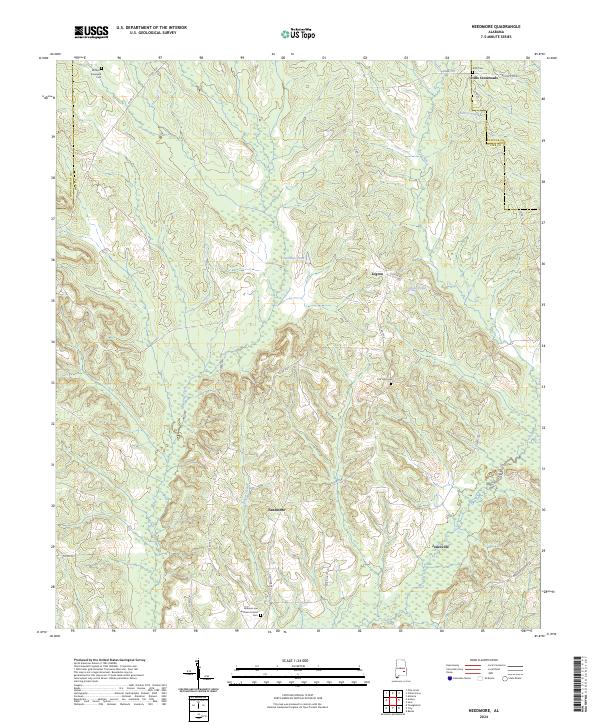 USGS Topographic Map – Needmore