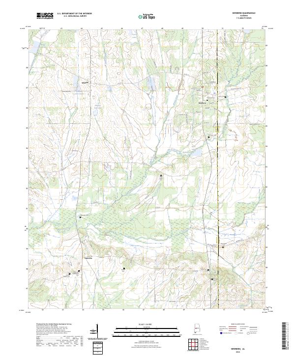 USGS Topographic Map – Newbern