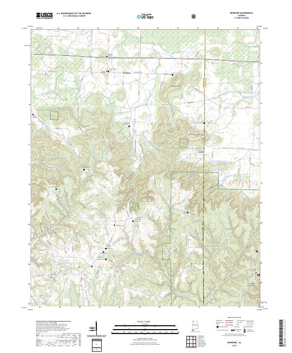 USGS Topographic Map – Newburg
