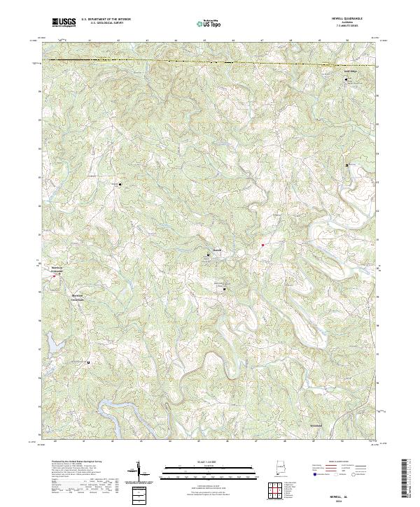 USGS Topographic Map – Newell