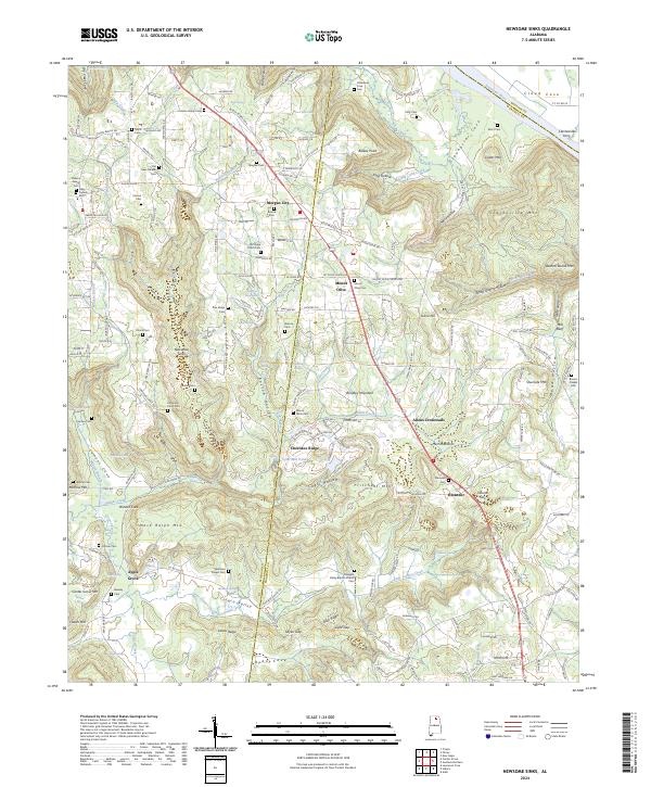 USGS Topographic Map – Newsome Sinks