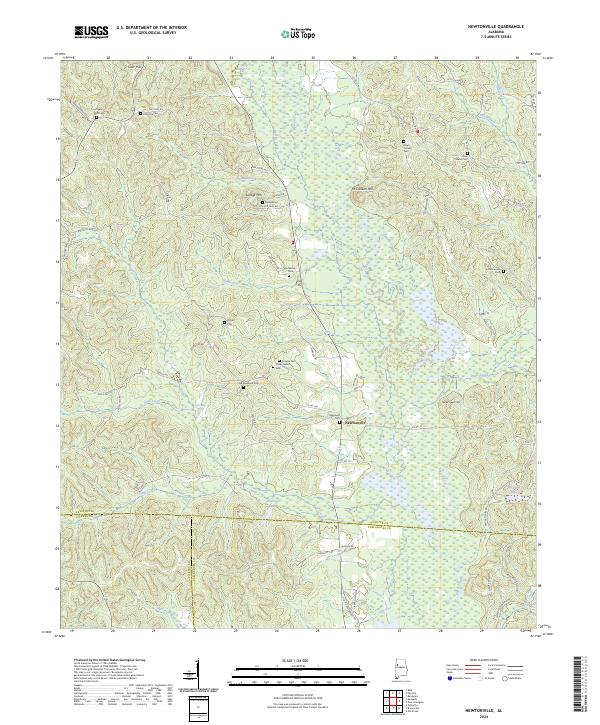 USGS Topographic Map – Newtonville