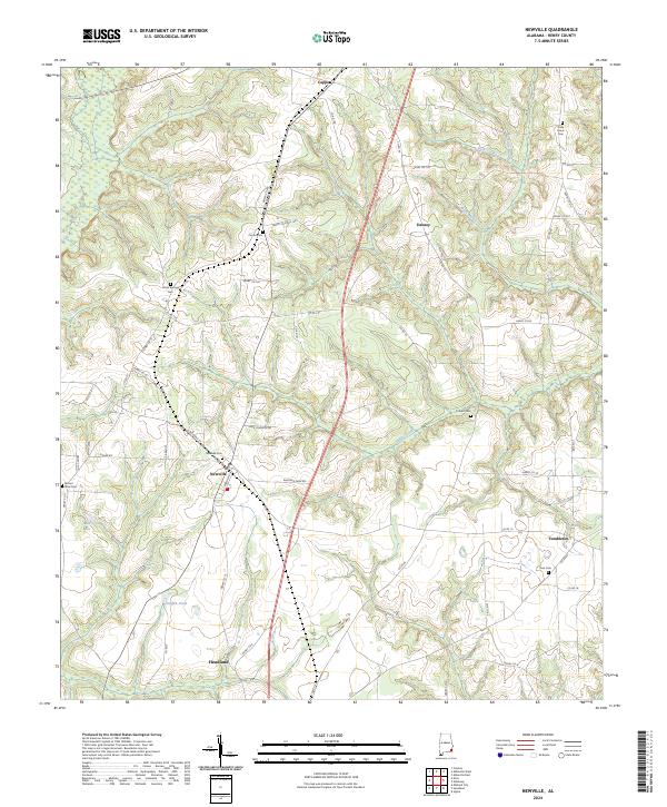 USGS Topographic Map – Newville