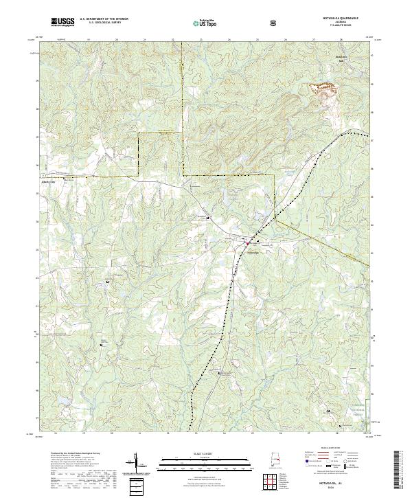 USGS Topographic Map – Notasulga
