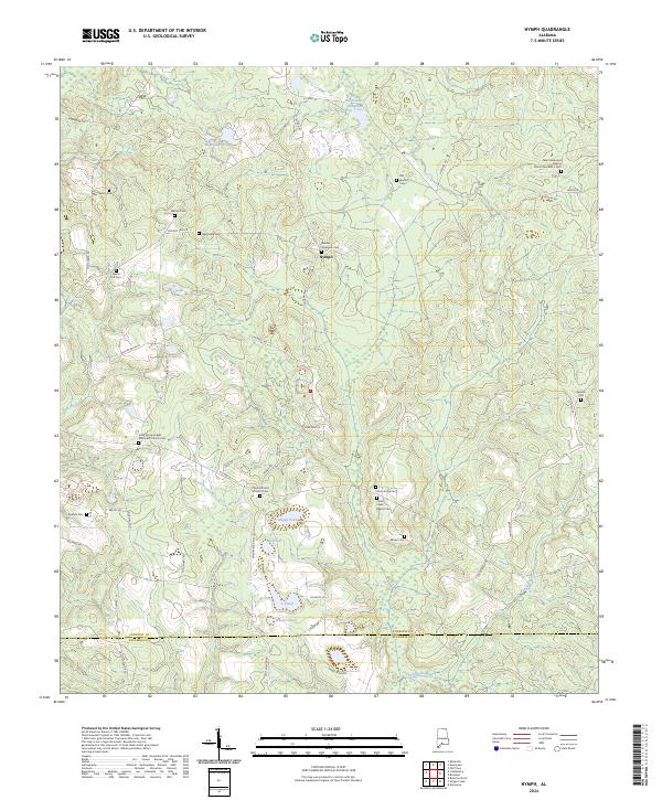 USGS Topographic Map – Nymph