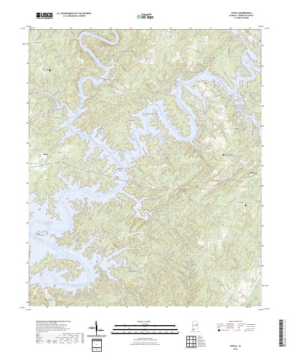 USGS Topographic Map – Ofelia