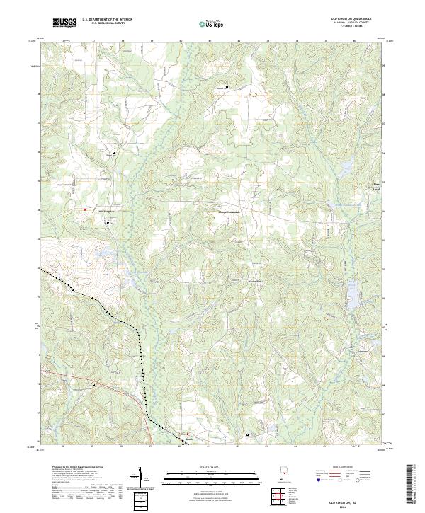 USGS Topographic Map – Old Kingston