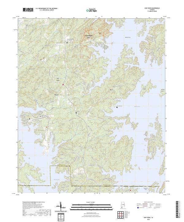 USGS Topographic Map – Our Town