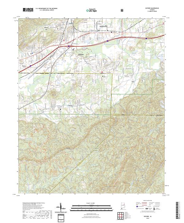 USGS Topographic Map – Oxford
