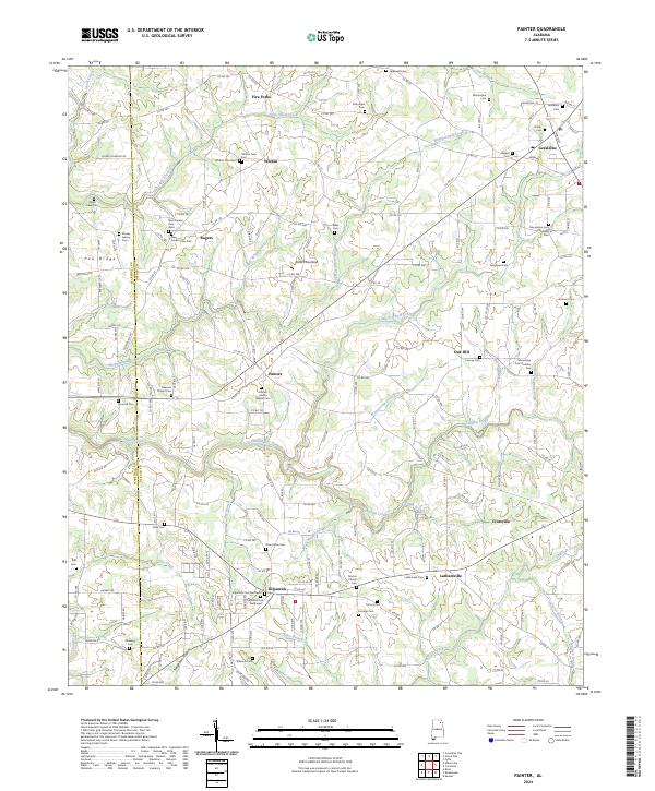 USGS Topographic Map – Painter