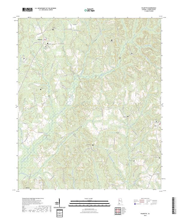 USGS Topographic Map – Palmetto