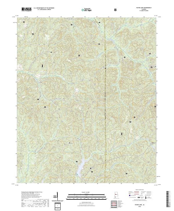 USGS Topographic Map – Payne Lake
