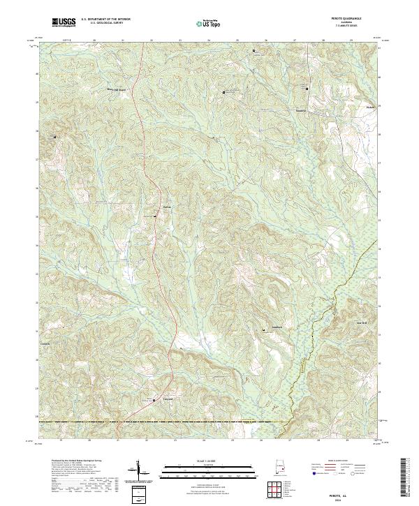 USGS Topographic Map – Perote