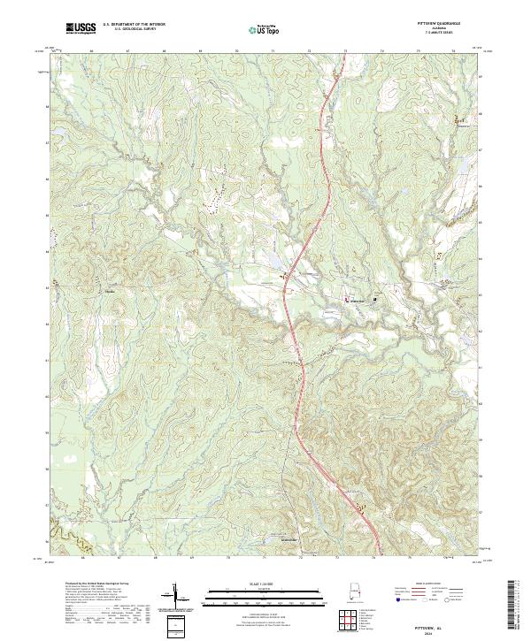 USGS Topographic Map – Pittsview