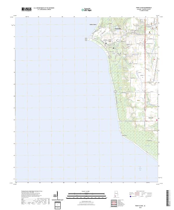 USGS Topographic Map – Point Clear