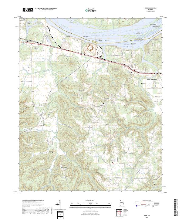 USGS Topographic Map – Pride