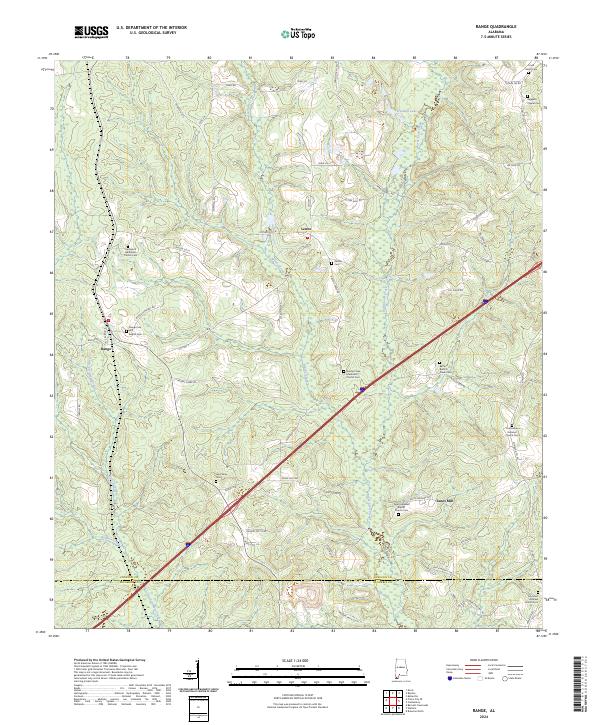 USGS Topographic Map – Range