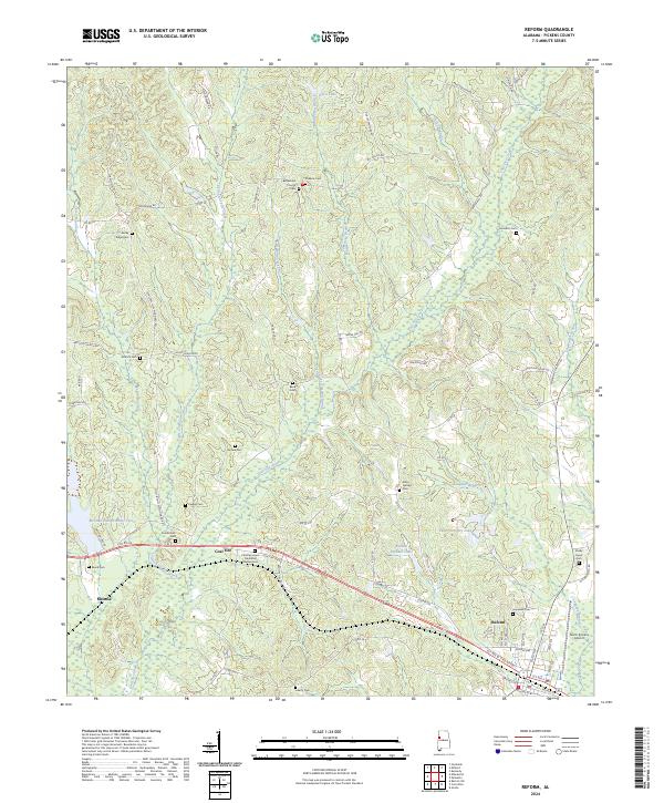 USGS Topographic Map – Reform